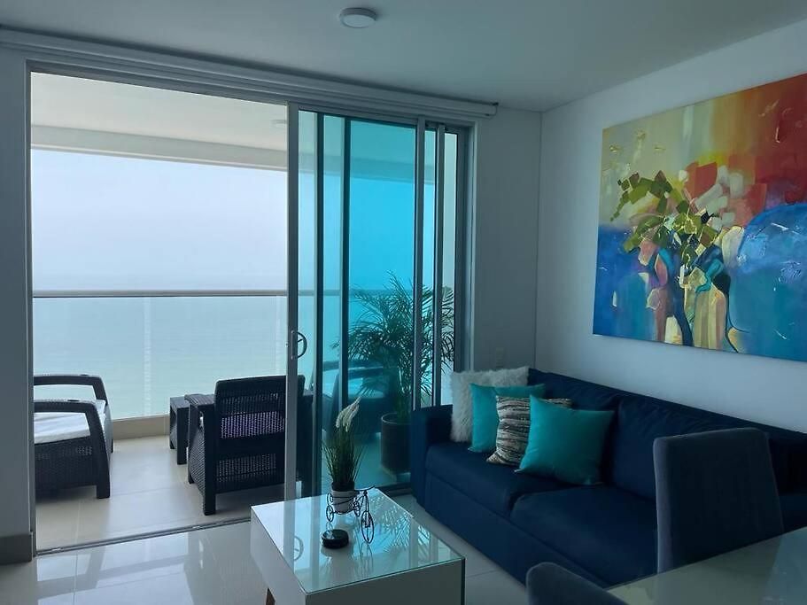 Apartment 3404 Palmetto Frente A La Playa Cartagena