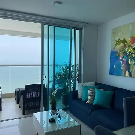 Apartamento 3404 Palmetto Frente A La Playa Cartagena
